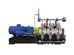 Three-plunger pumps AREOPAG